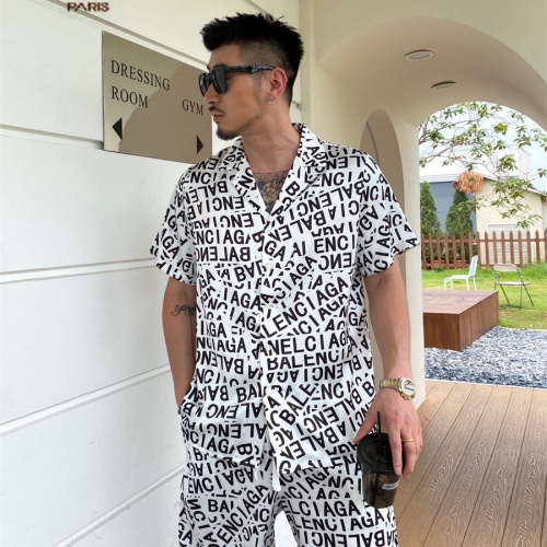 Replica Balenciaga Fashion Tracksuits Short Sleeved For Men #1221784 $72.00 USD for Wholesale