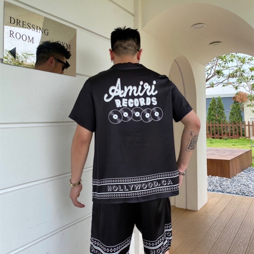 Replica Amiri Tracksuits Short Sleeved For Men #1221785 $72.00 USD for Wholesale