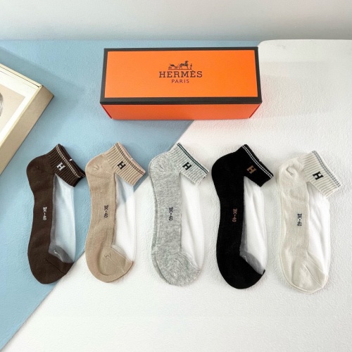 Replica Hermes Socks #1221955 $27.00 USD for Wholesale