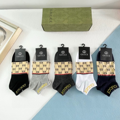 Replica Gucci Socks #1221963 $27.00 USD for Wholesale