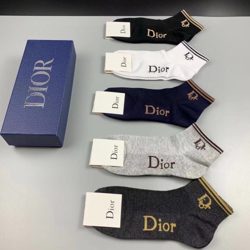 Replica Christian Dior Socks #1222002 $27.00 USD for Wholesale