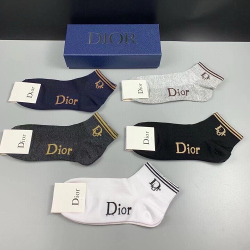 Replica Christian Dior Socks #1222002 $27.00 USD for Wholesale