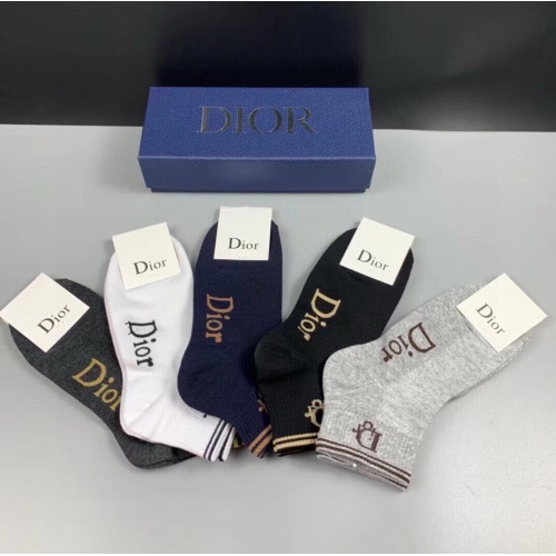 Replica Christian Dior Socks #1222002 $27.00 USD for Wholesale