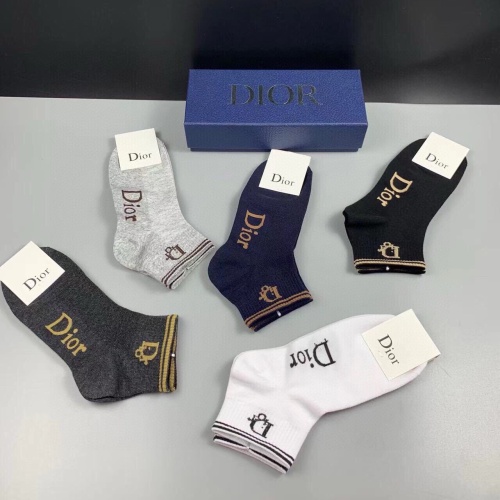 Replica Christian Dior Socks #1222002 $27.00 USD for Wholesale