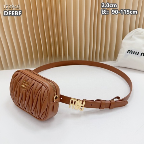 Replica MIU MIU AAA Quality Belts For Women #1222106 $98.00 USD for Wholesale