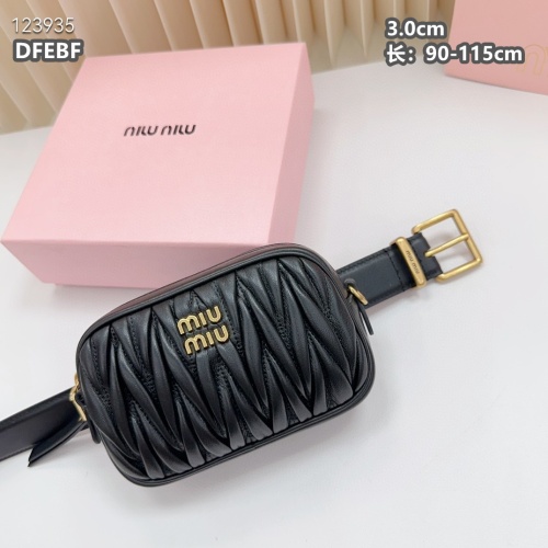 Replica MIU MIU AAA Quality Belts For Women #1222109 $98.00 USD for Wholesale