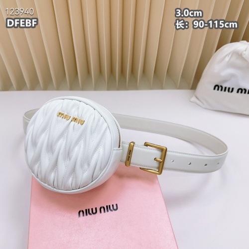 Replica MIU MIU AAA Quality Belts For Women #1222115 $98.00 USD for Wholesale