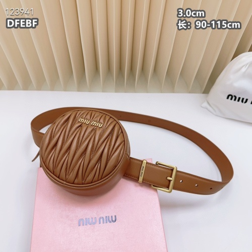 Replica MIU MIU AAA Quality Belts For Women #1222116 $98.00 USD for Wholesale