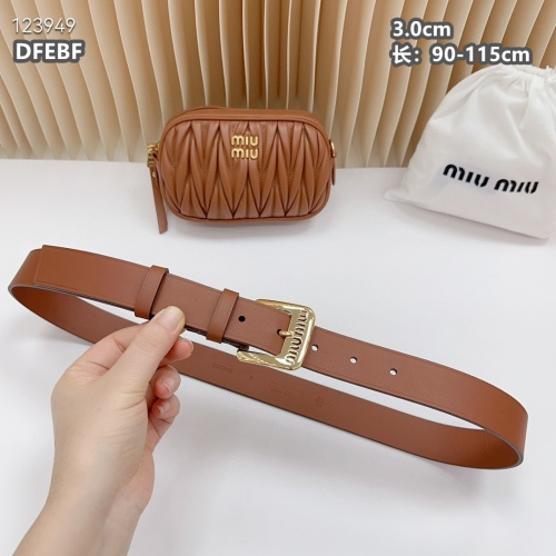 MIU MIU AAA Quality Belts For Women #1222117 $98.00 USD, Wholesale Replica MIU MIU AAA Quality Belts