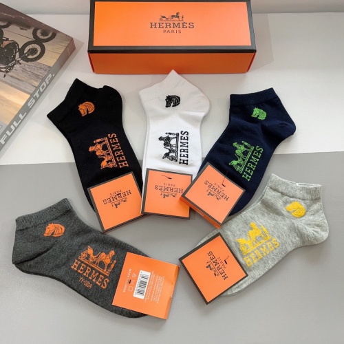 Replica Hermes Socks #1222120 $27.00 USD for Wholesale