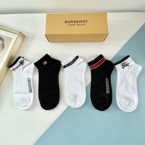 Burberry Socks #1222131 $29.00 USD, Wholesale Replica Burberry Socks