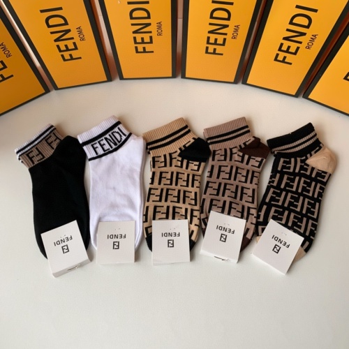 Fendi Socks #1222148 $27.00 USD, Wholesale Replica Fendi Socks