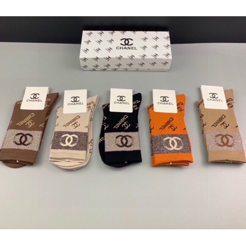 Replica Chanel Socks For Women #1222205 $29.00 USD for Wholesale