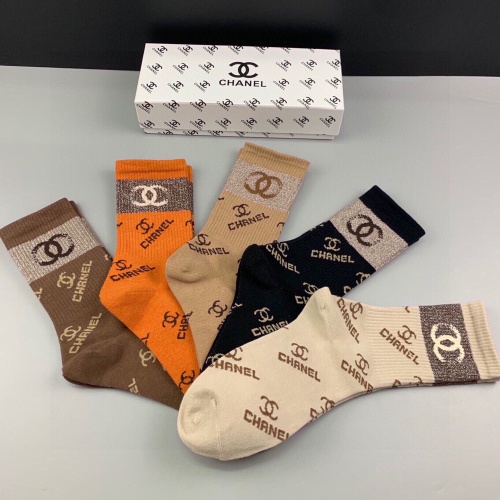 Replica Chanel Socks For Women #1222205 $29.00 USD for Wholesale