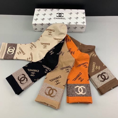 Replica Chanel Socks For Women #1222205 $29.00 USD for Wholesale