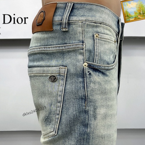 Replica Christian Dior Jeans For Men #1222438 $40.00 USD for Wholesale