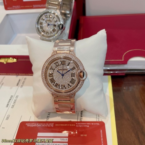 Cartier AAA Quality Watches In Rose Gold For Women #1222448 $155.00 USD, Wholesale Replica Cartier AAA Quality Watches