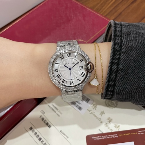 Replica Cartier AAA Quality Watches For Women #1222455 $307.44 USD for Wholesale