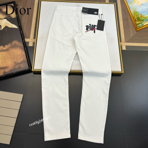 Replica Christian Dior Jeans For Men #1222456 $48.00 USD for Wholesale