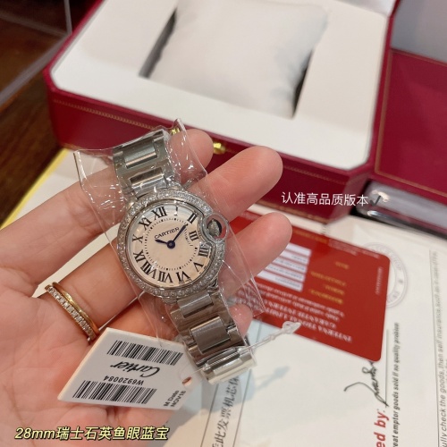 Replica Cartier AAA Quality Watches For Women #1222461 $135.00 USD for Wholesale