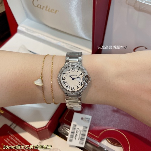 Replica Cartier AAA Quality Watches For Women #1222461 $135.00 USD for Wholesale