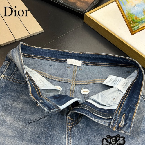 Replica Christian Dior Jeans For Men #1222462 $48.00 USD for Wholesale