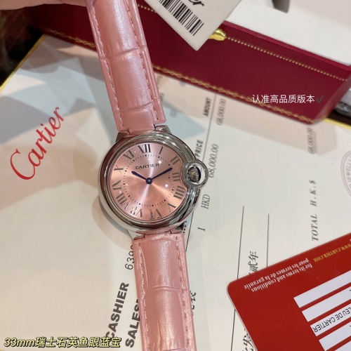 Cartier AAA Quality Watches For Women #1222466 $125.00 USD, Wholesale Replica Cartier AAA Quality Watches