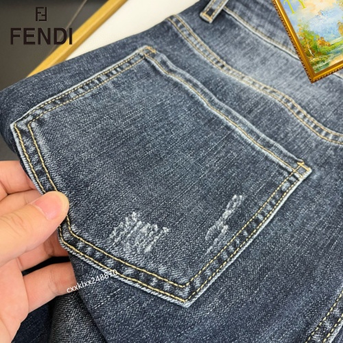 Replica Fendi Jeans For Men #1222470 $48.00 USD for Wholesale