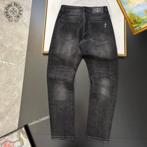 Replica Chrome Hearts Jeans For Men #1222473 $48.00 USD for Wholesale