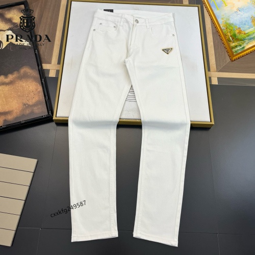 Replica Prada Jeans For Men #1222489 $48.00 USD for Wholesale