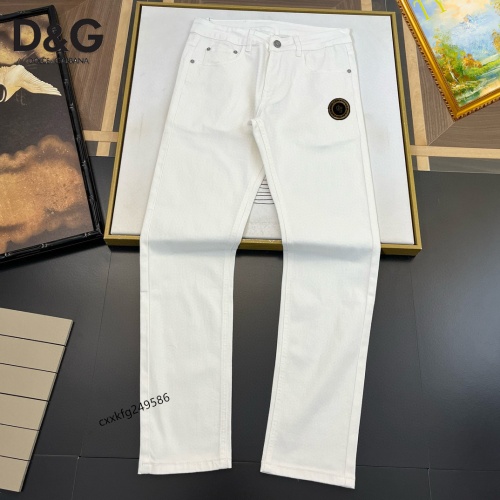 Replica Dolce & Gabbana D&G Jeans For Men #1222491 $48.00 USD for Wholesale