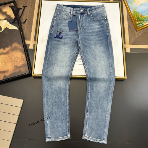 Replica Louis Vuitton LV Jeans For Men #1222492 $48.00 USD for Wholesale