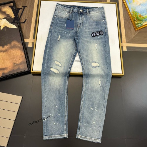 Replica Louis Vuitton LV Jeans For Men #1222493 $48.00 USD for Wholesale