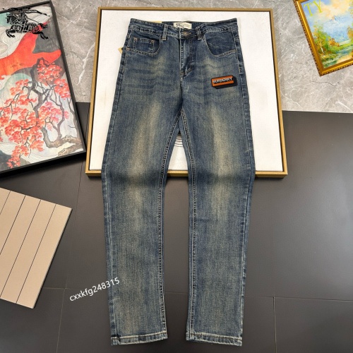 Replica Burberry Jeans For Men #1222494 $48.00 USD for Wholesale