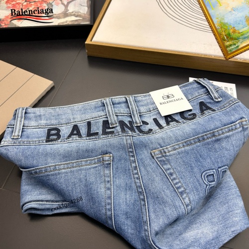 Replica Balenciaga Jeans For Men #1222496 $48.00 USD for Wholesale