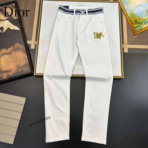 Replica Christian Dior Jeans For Men #1222497 $48.00 USD for Wholesale