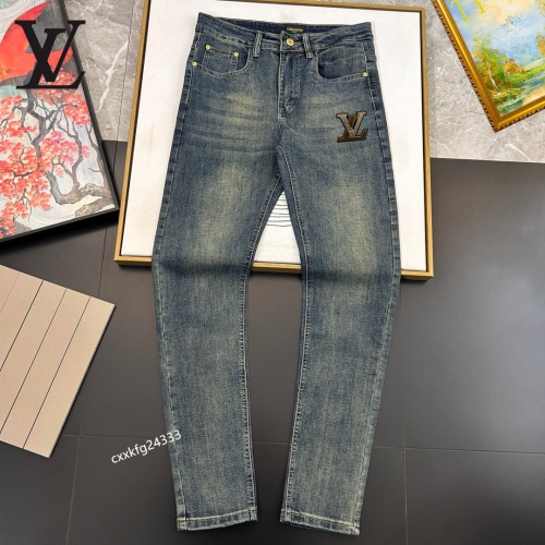 Replica Louis Vuitton LV Jeans For Men #1222498 $48.00 USD for Wholesale