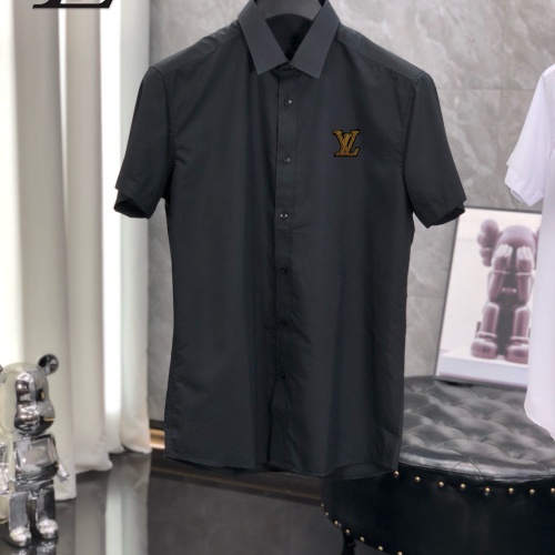 Louis Vuitton LV Shirts Short Sleeved For Men #1222502 $38.00 USD, Wholesale Replica Louis Vuitton LV Shirts