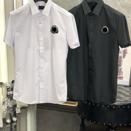 Replica Moncler Shirts Short Sleeved For Men #1222518 $38.00 USD for Wholesale