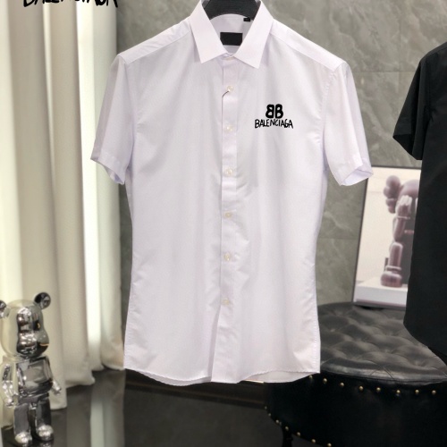 Balenciaga Shirts Short Sleeved For Men #1222523 $38.00 USD, Wholesale Replica Balenciaga Shirts