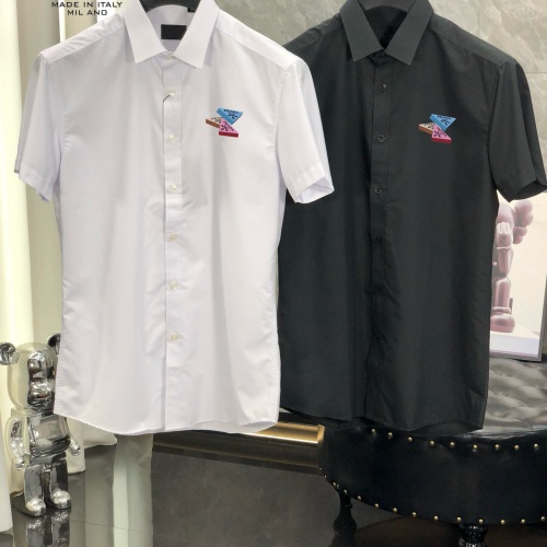 Replica Prada Shirts Short Sleeved For Men #1222526 $38.00 USD for Wholesale