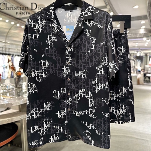 Christian Dior Tracksuits Short Sleeved For Men #1222551 $72.00 USD, Wholesale Replica Christian Dior Tracksuits