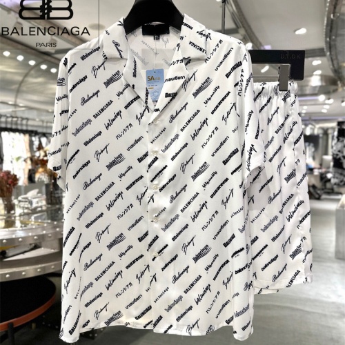 Balenciaga Fashion Tracksuits Short Sleeved For Men #1222557 $72.00 USD, Wholesale Replica Balenciaga Fashion Tracksuits