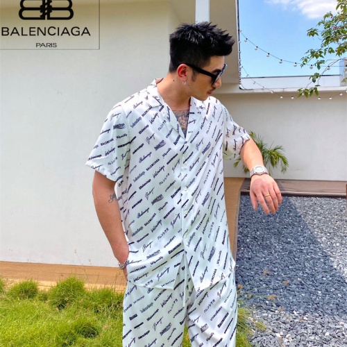 Replica Balenciaga Fashion Tracksuits Short Sleeved For Men #1222557 $72.00 USD for Wholesale