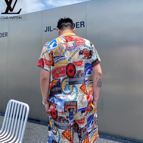 Replica Louis Vuitton LV Tracksuits Short Sleeved For Men #1222563 $72.00 USD for Wholesale