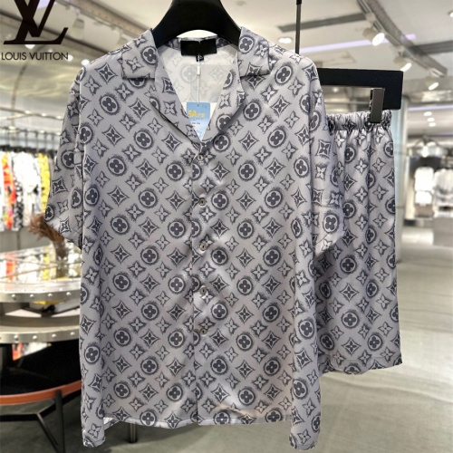 Louis Vuitton LV Tracksuits Short Sleeved For Men #1222574 $72.00 USD, Wholesale Replica Louis Vuitton LV Tracksuits