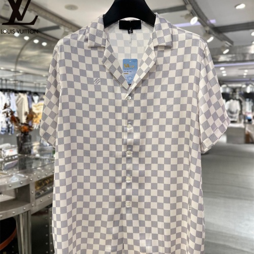 Replica Louis Vuitton LV Tracksuits Short Sleeved For Men #1222584 $72.00 USD for Wholesale