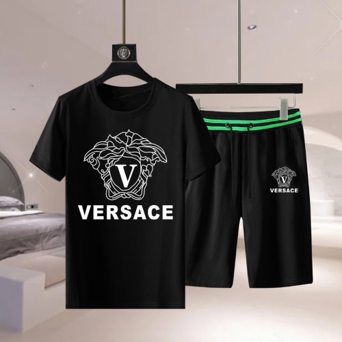 Versace Tracksuits Short Sleeved For Men #1222586 $68.00 USD, Wholesale Replica Versace Tracksuits