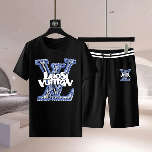 Louis Vuitton LV Tracksuits Short Sleeved For Men #1222588 $68.00 USD, Wholesale Replica Louis Vuitton LV Tracksuits