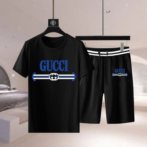 Gucci Tracksuits Short Sleeved For Men #1222591 $68.00 USD, Wholesale Replica Gucci Tracksuits